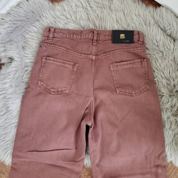 Michael Kors Chestnut Brown High Waisted Wide Leg Jeans - Picture 8 of 10